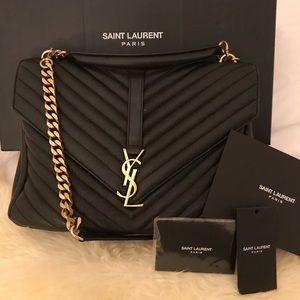 S O L D! - Authentic Saint Laurent Large College